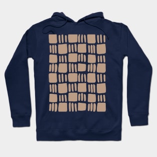 Abstract squares - sand Hoodie